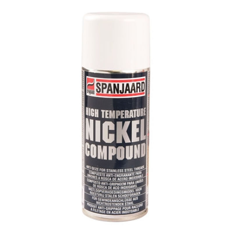 Adhesives-Cleaning Tools - SPANJAARD NICKEL COMPOUND 350ML SPRAY